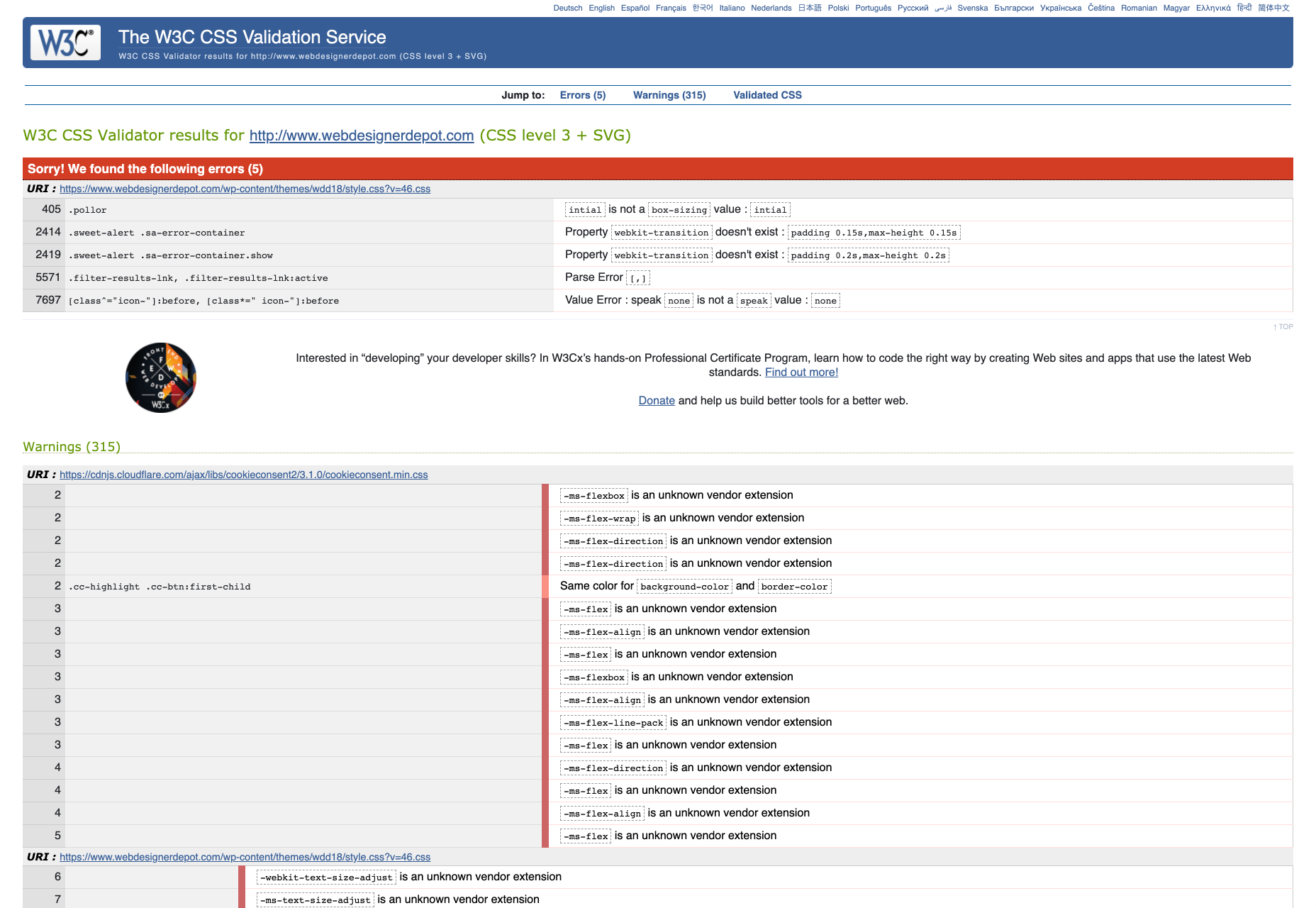 css-validator