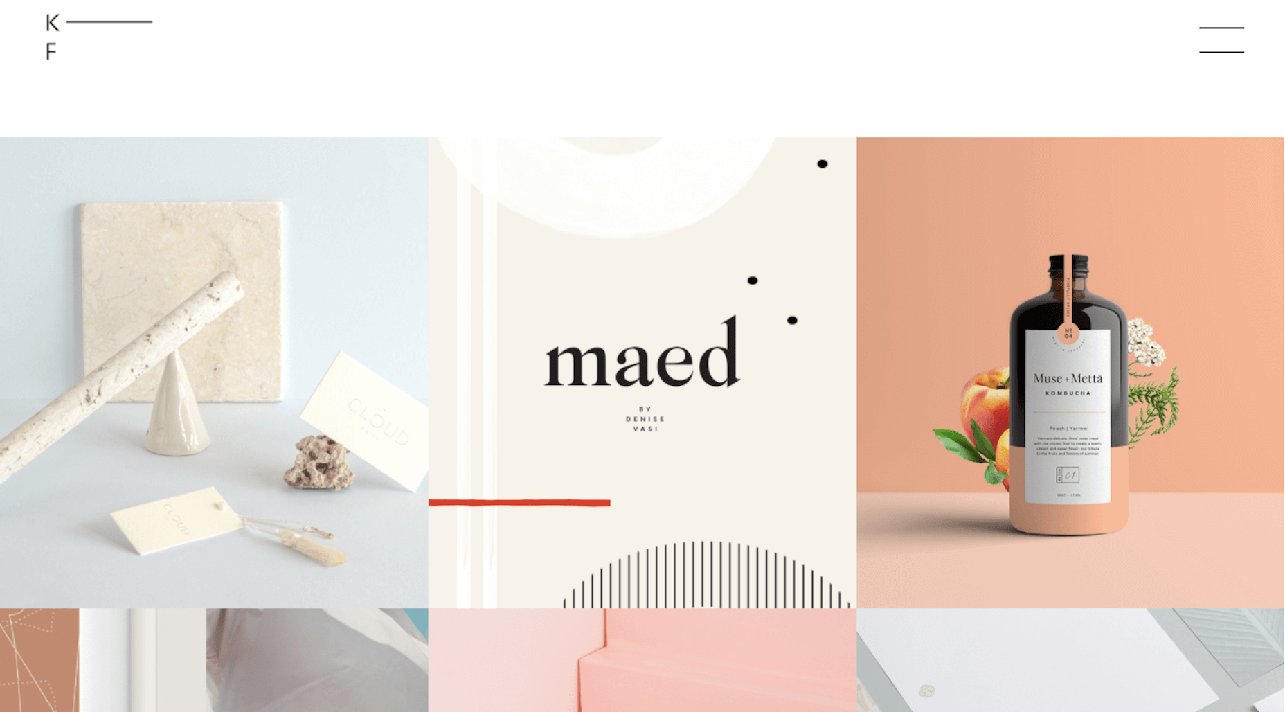 Kati Forner Studio Words page in 2019